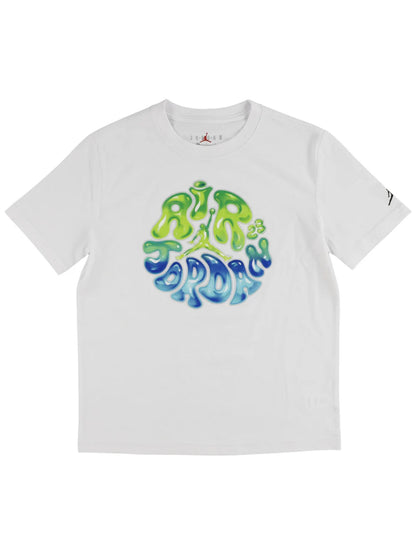 Nike Jordan B, t-shirt sportiva unisex bambino bianca