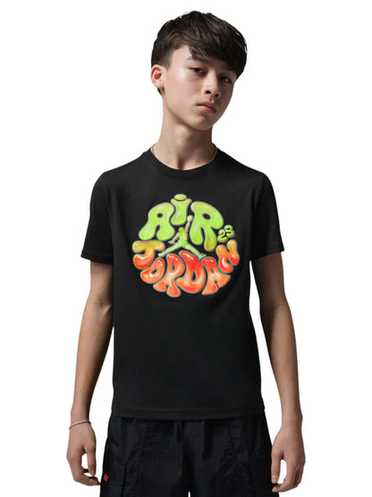 Nike Jordan B, t-shirt manica corta unisex bambino nera