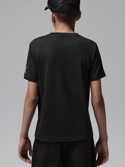 Nike Jordan B, t-shirt sportiva unisex bambino nera