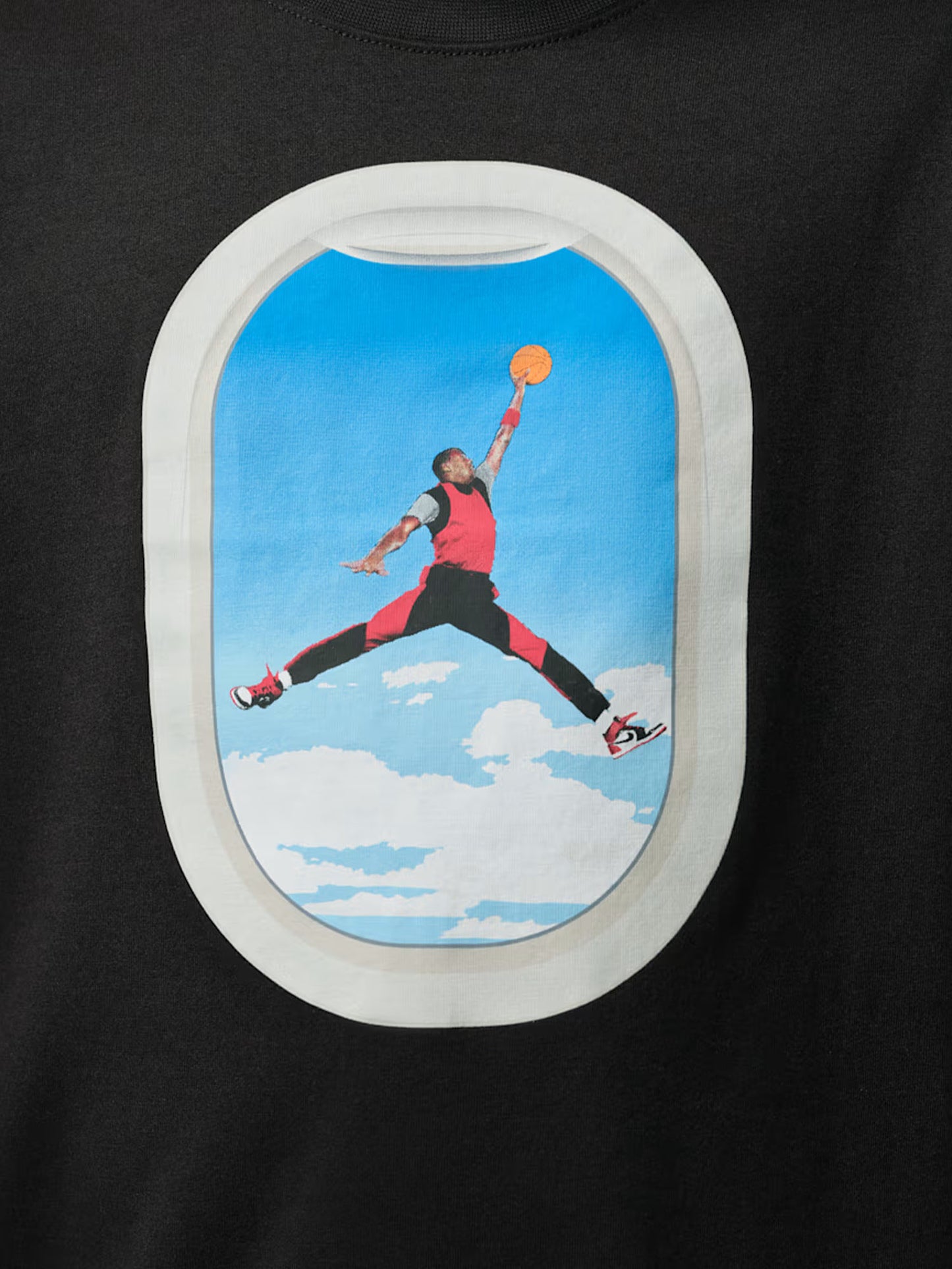 Nike Jordan B, t-shirt sportiva unisex bambino nera