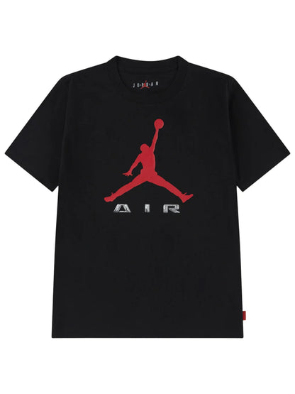 Nike Jordan B., t-shirt a maniche lunghe unisex bambino nera