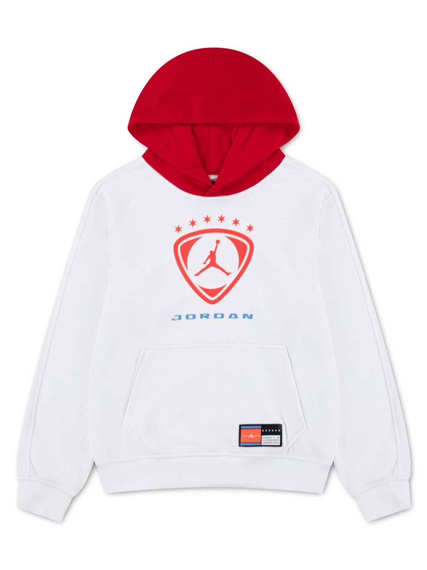 Nike Jordan Big Kids Football Club, felpa unisex bambino bianca
