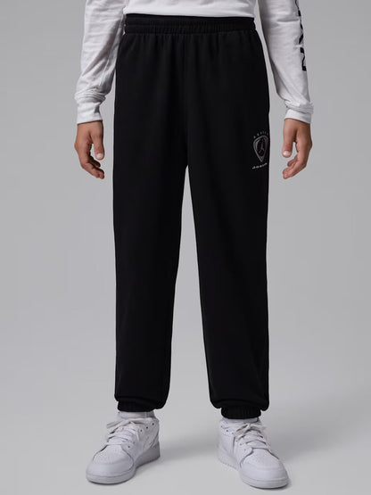 Nike Jordan B. Panta Ft, pantaloni unisex bambino neri
