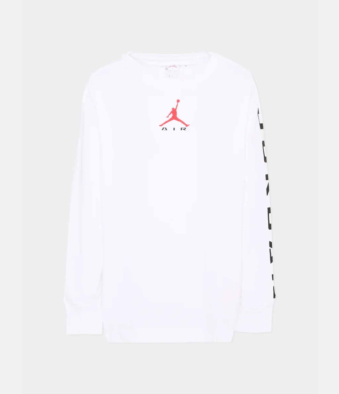 Nike Jordan B., t-shirt a maniche lunghe unisex bambino bianca