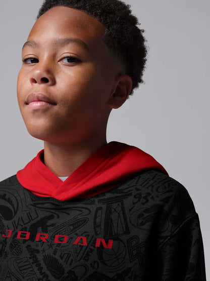 Nike Jordan Big Kids, felpa unisex bambino grigia