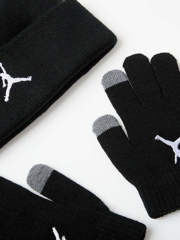 SET CAPPELLO .+ GUANTI JORDAN JUNIOR UNISEX NERO