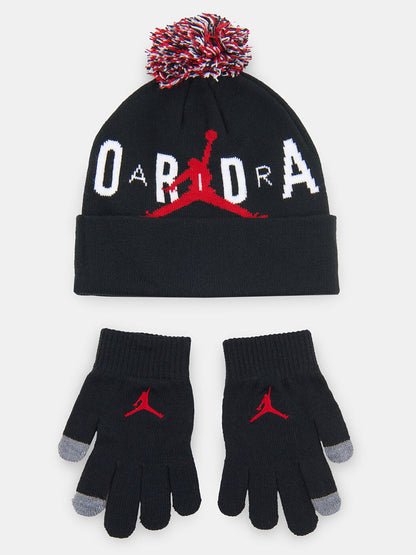 SET CAPPELLO .+ GUANTI JORDAN BIMBO NERO