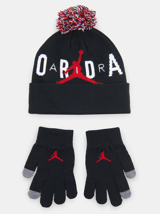 SET CAPPELLO .+ GUANTI JORDAN BIMBO NERO