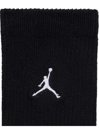 CALZE 6 PAIA JORDAN DA BAMBINI NERO