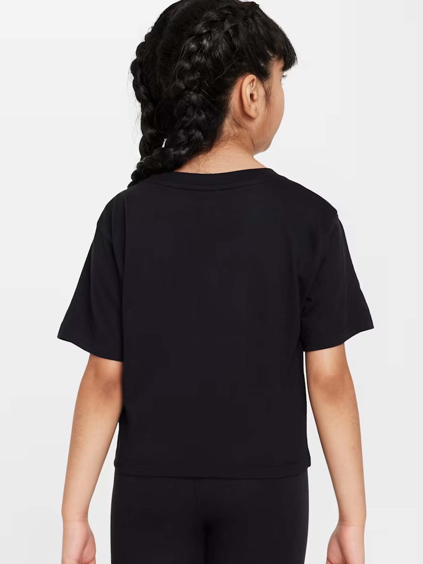 Nike Club, t-shirt a maniche lunghe da unisex bambino nero