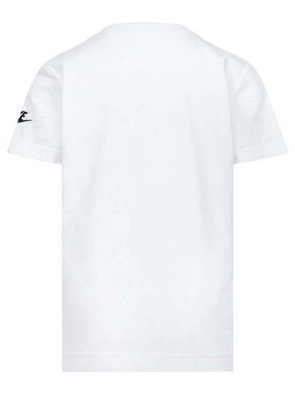 T-shirt Nike Sportswear in cotone bianco per bimbo e bimba