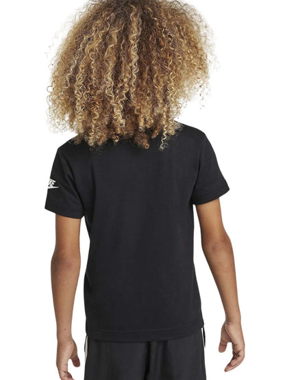 Nike Futura Evergreen, t-shirt maniche corte da unisex bambino nero