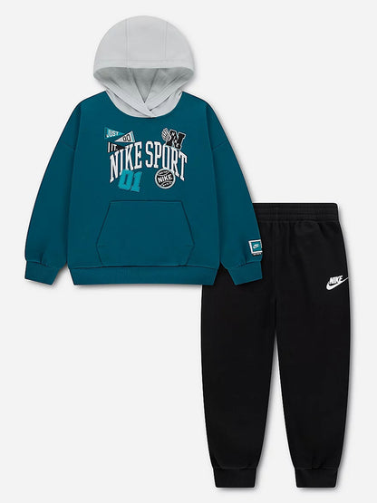 Nike 86P214 023, tuta unisex bambino multicolore