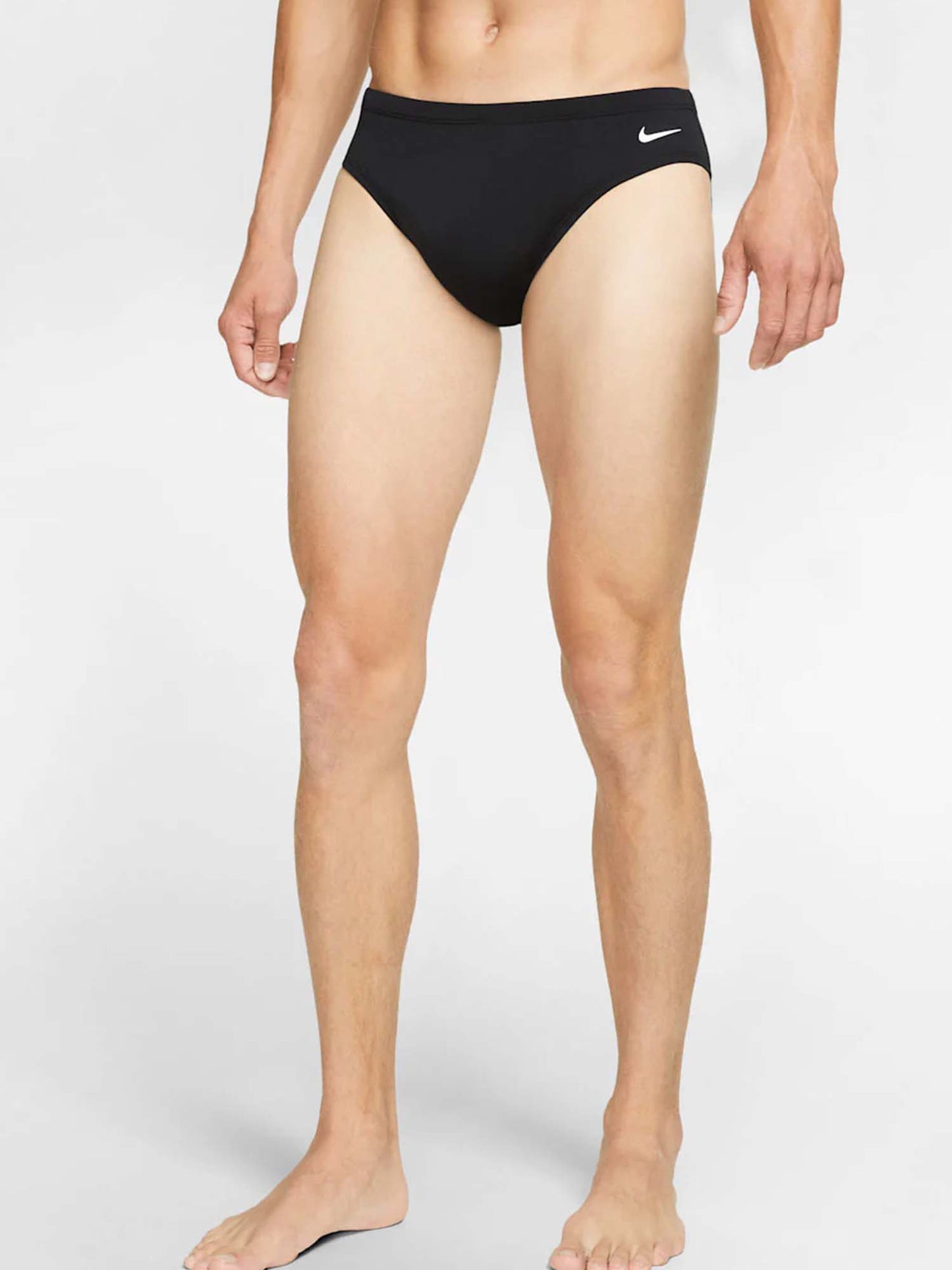 Slip da uomo Nike nero con vestibilità sicura e regolabile