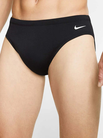 Slip da uomo Nike nero con vestibilità sicura e regolabile