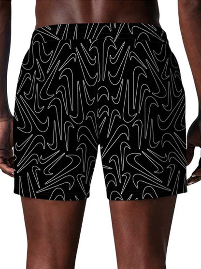 Costume boxer Nike da uomo in nero sportivo