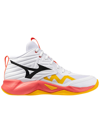 SCARPA PALLAVOLO WAVE MOMENTUM PRO MID MIZUNO DA UOMO BIANCO