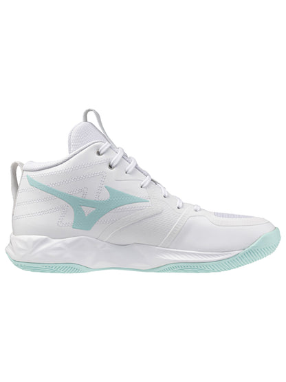 SCARPA PALLAVOLO WAVE MOMENTUM PRO MID MIZUNO DA DONNA BIANCO
