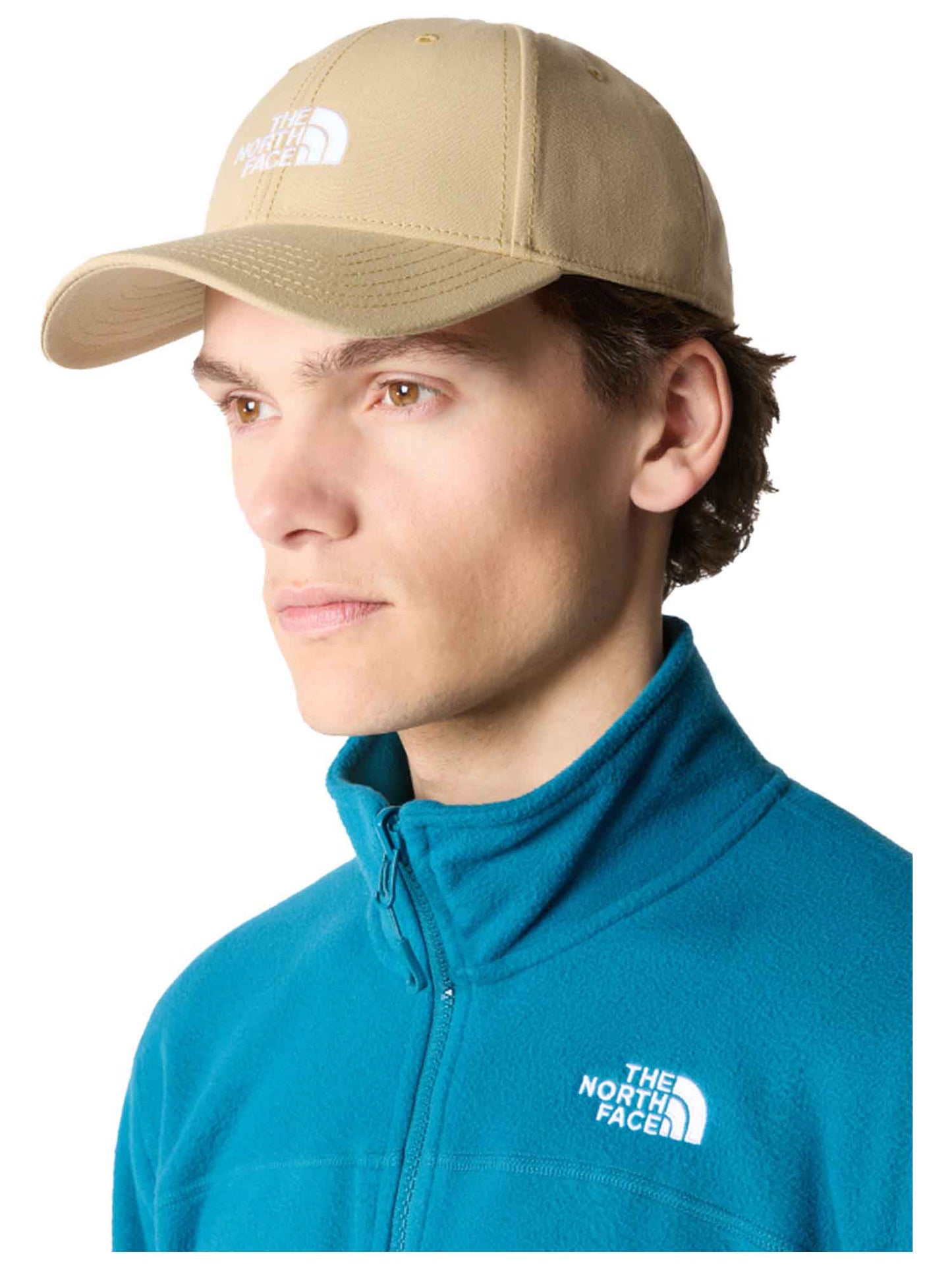 The North Face 66 Classic, cappello unisex beige in poliestere riciclato