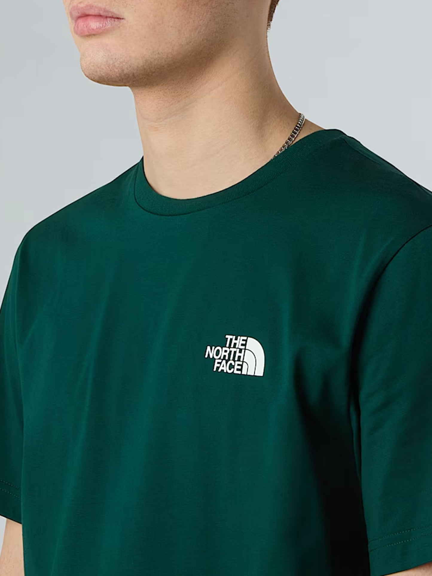 T-SHIRT SIMPLE DOME THE NORTH FACE DA UOMO VERDE