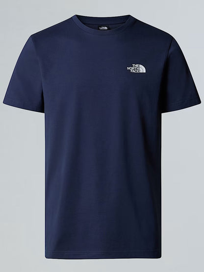 T-SHIRT SIMPLE DOME THE NORTH FACE DA UOMO BLU