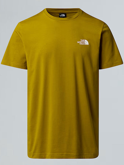 T-SHIRT SIMPLE DOME THE NORTH FACE DA UOMO OCRA