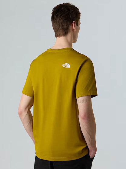 T-SHIRT SIMPLE DOME THE NORTH FACE DA UOMO OCRA