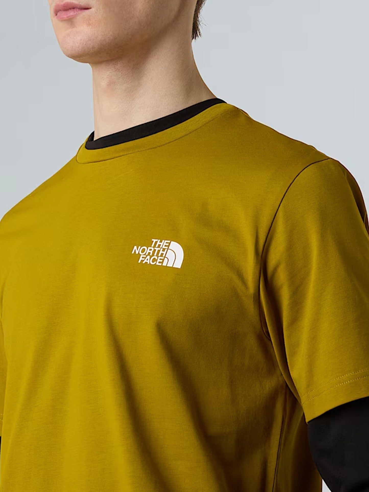 T-SHIRT SIMPLE DOME THE NORTH FACE DA UOMO OCRA