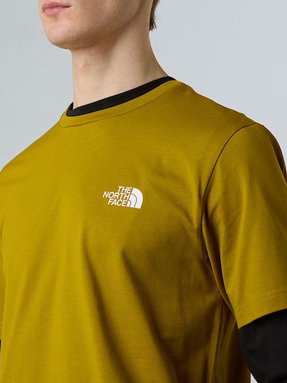 T-SHIRT SIMPLE DOME THE NORTH FACE DA UOMO OCRA