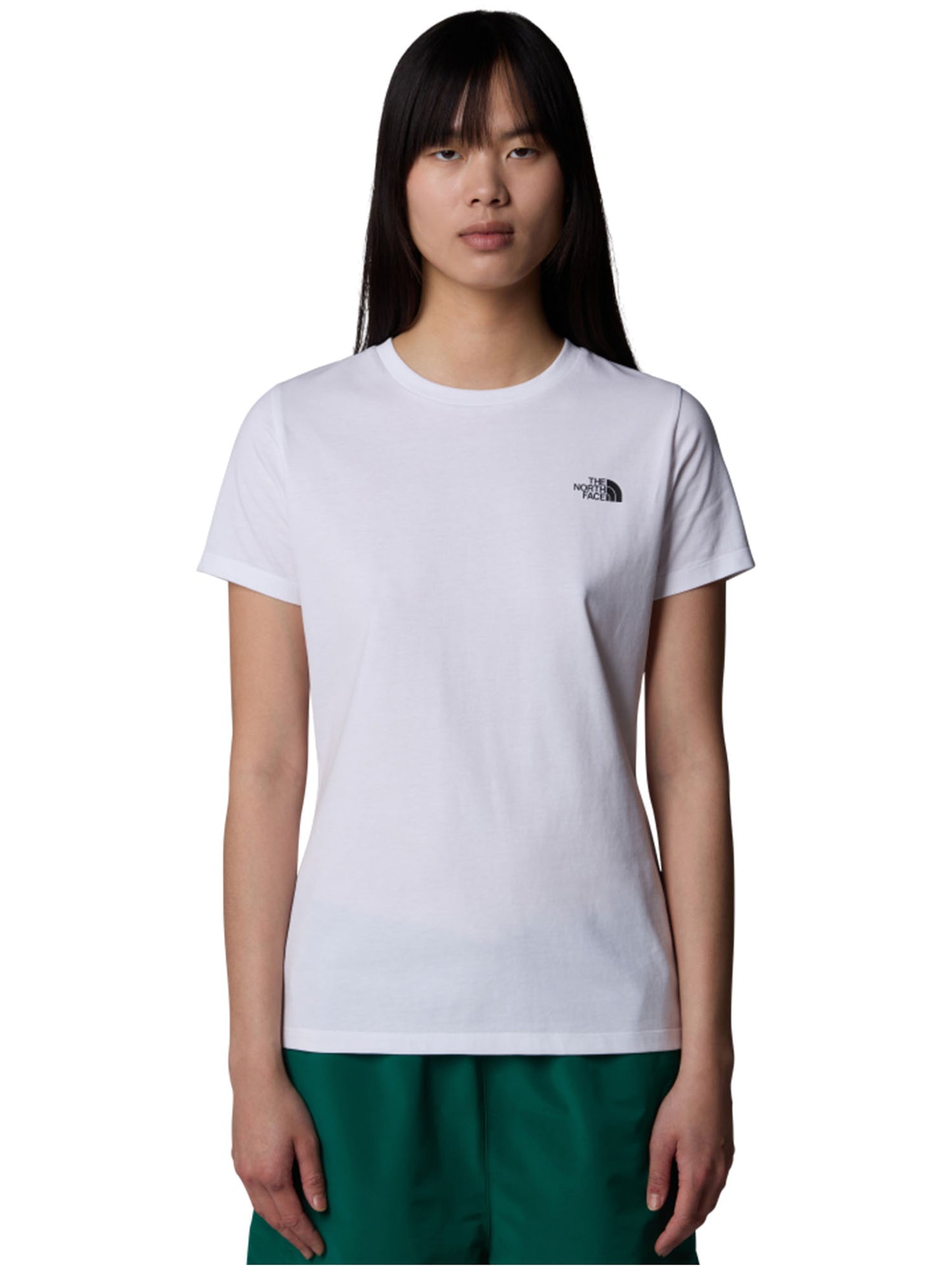 T-SHIRT SIMPLE DOME THE NORTH FACE DONNA BIANCO