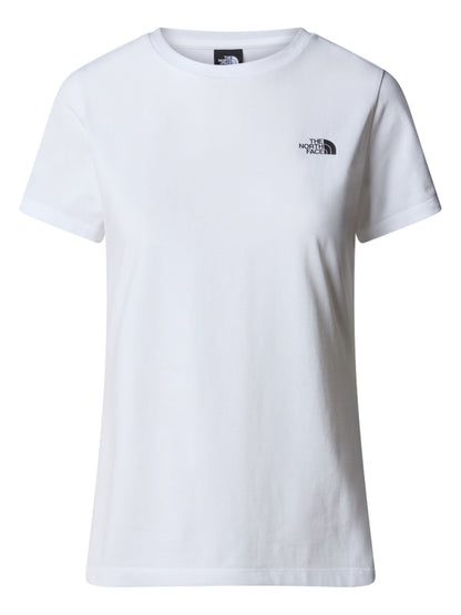 T-SHIRT SIMPLE DOME THE NORTH FACE DONNA BIANCO