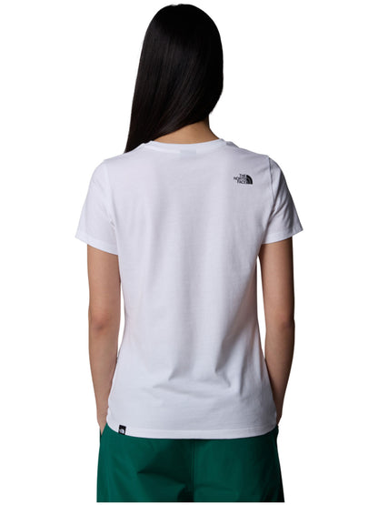 T-SHIRT SIMPLE DOME THE NORTH FACE DONNA BIANCO