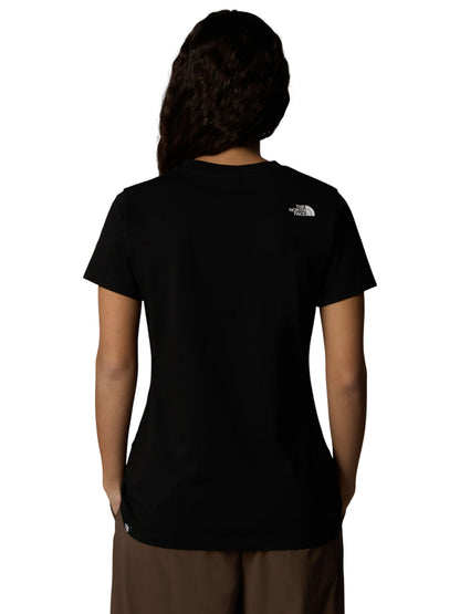T-SHIRT SIMPLE DOME THE NORTH FACE DONNA NERO