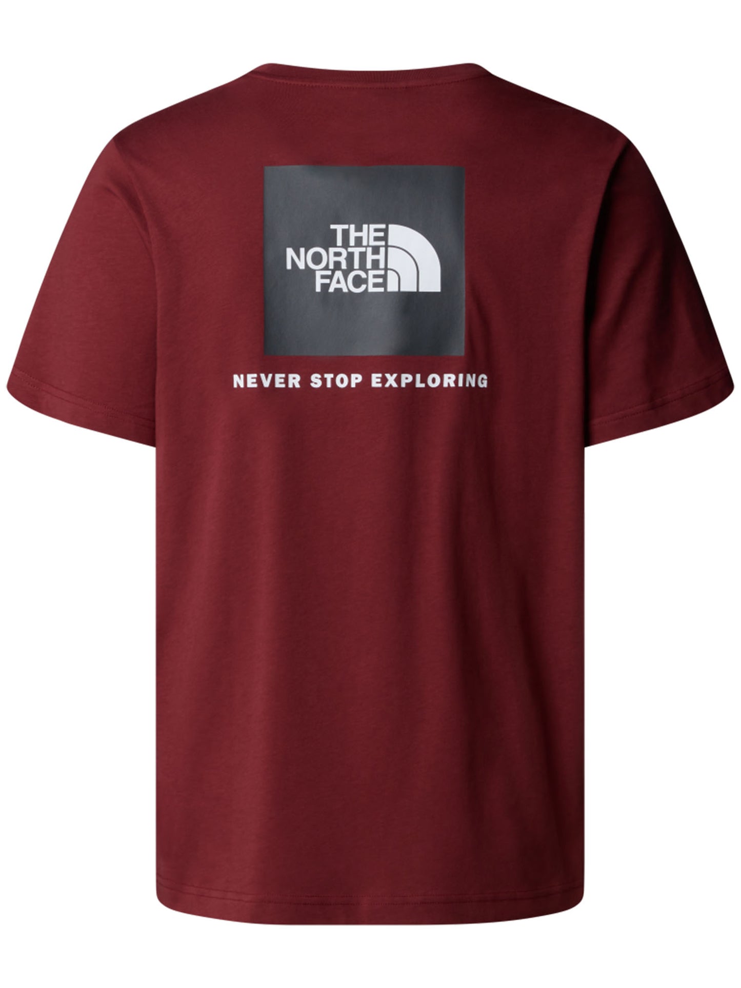 T-SHIRT NSE BOX THE NORTH FACE DA UOMO BORDEAUX