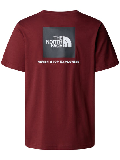 T-SHIRT NSE BOX THE NORTH FACE DA UOMO BORDEAUX