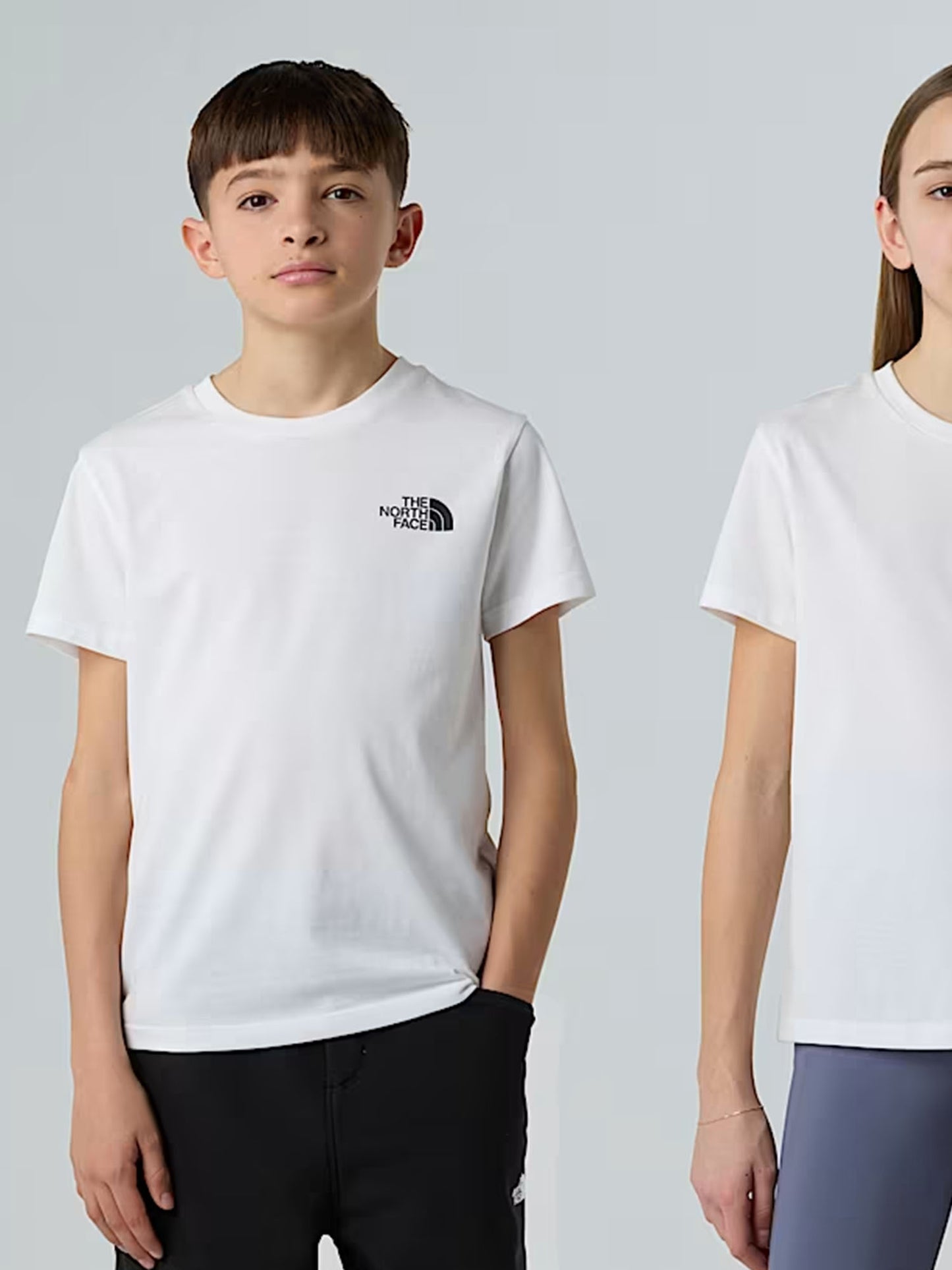 The North Face Simple Dome, t-shirt bimbo/a bianca con girocollo