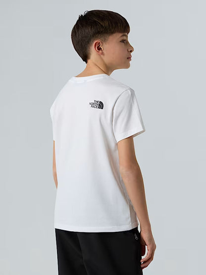 The North Face Simple Dome, t-shirt bimbo/a bianca con girocollo