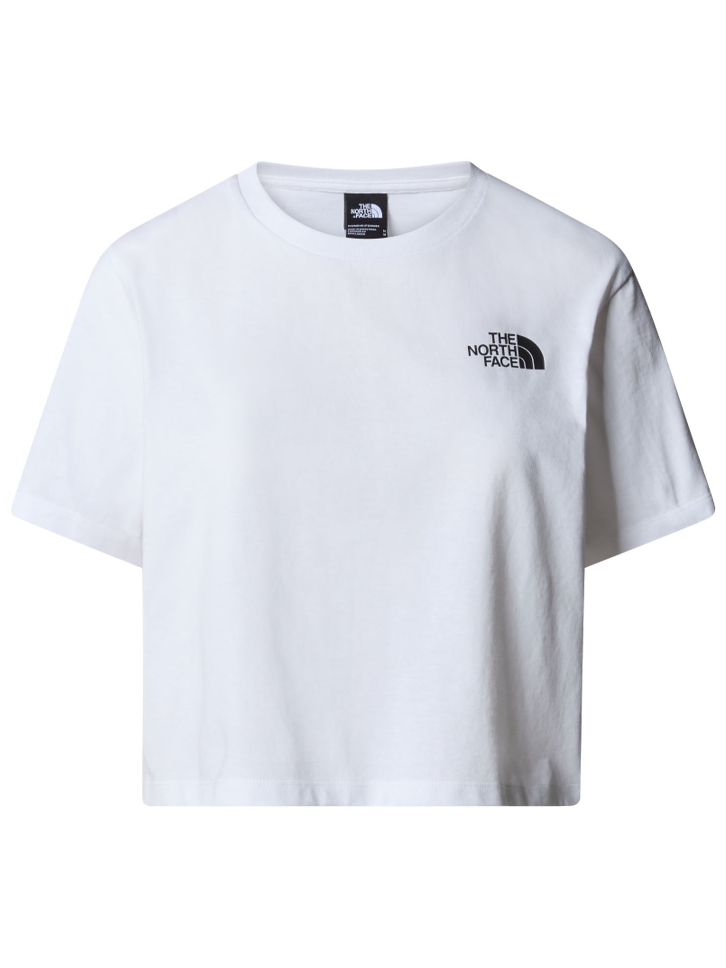 T-SHIRT CROPPED THE NORTH FACE DONNA BIANCO