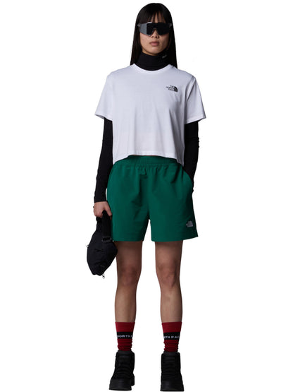 T-SHIRT CROPPED THE NORTH FACE DONNA BIANCO