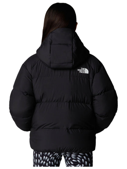 GIUBBINO CON CAPPUCCIO NORTH DOWN THE NORTH FACE DA BAMBINA NERO