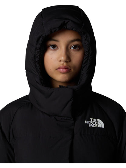 GIUBBINO CON CAPPUCCIO NORTH DOWN THE NORTH FACE DA BAMBINA NERO