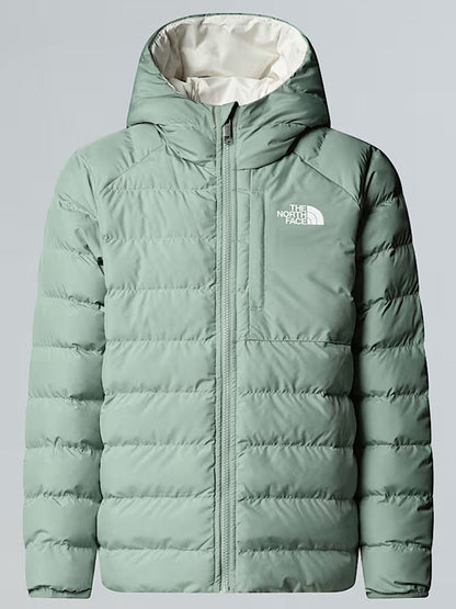 GIUBBINO CON CAPPUCCIO REVERSIBILE PERRITO THE NORTH FACE DA BAMBINA VERDE