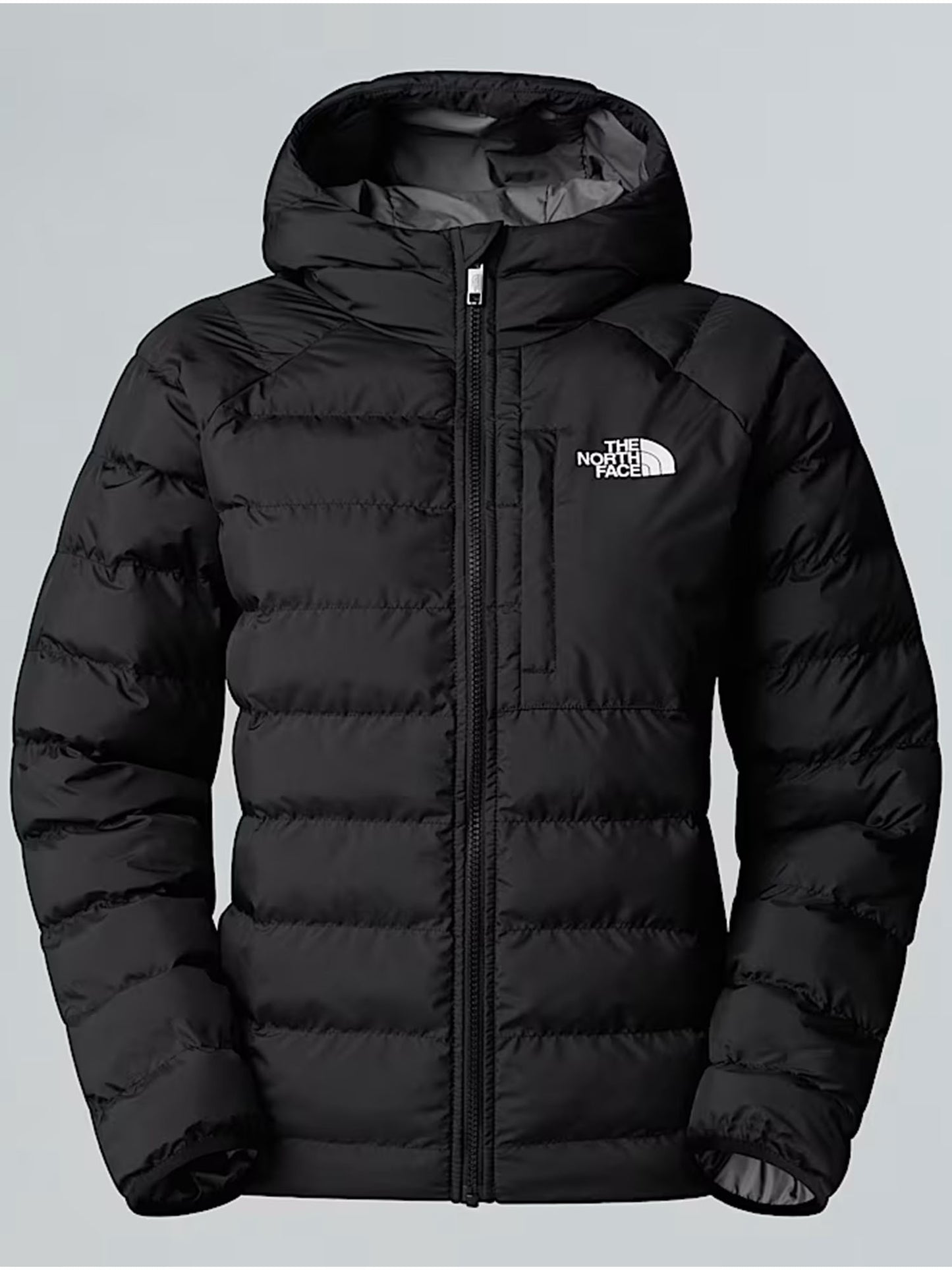 GIUBBINO CON CAPPUCCIO REVERSIBILE PERRITO THE NORTH FACE DA BAMBINA NERO