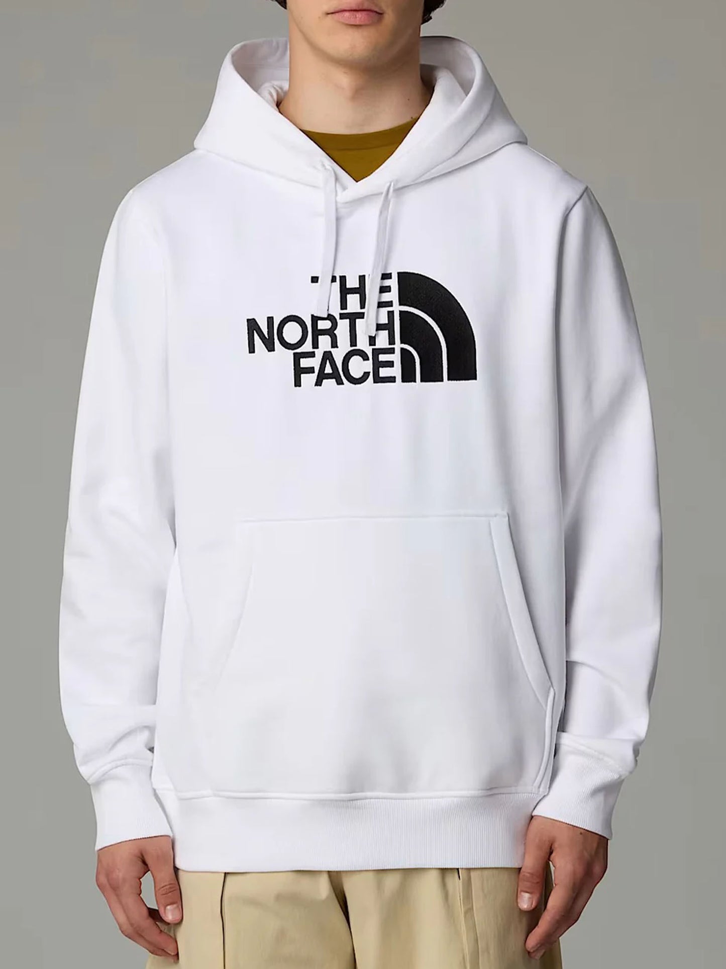 FELPA CON CAPPUCCIO DREW PEAK THE NORTH FACE DA UOMO BIANCO