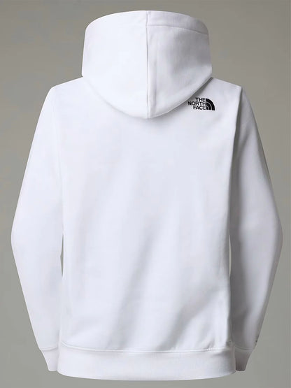 FELPA CON CAPPUCCIO DREW PEAK THE NORTH FACE DA UOMO BIANCO