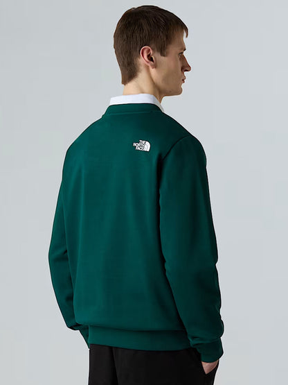 FELPA SIMPLE DOME CREW THE NORTH FACE DA UOMO VERDE