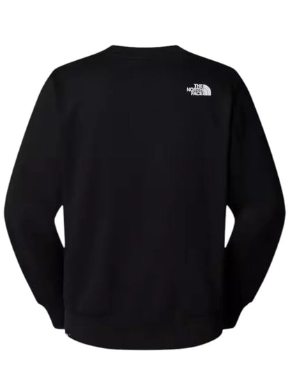 FELPA SIMPLE DOME CREW THE NORTH FACE DA UOMO NERO