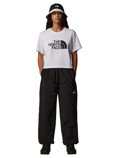 T-SHIRT GIROCOLLO CROP THE NORTH FACE DONNA BIANCO
