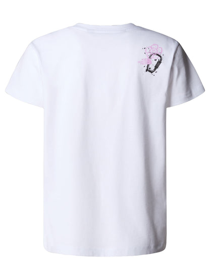 T-SHIRT GRAPHIC RELAX THE NORTH FACE BAMBINA BIANCO