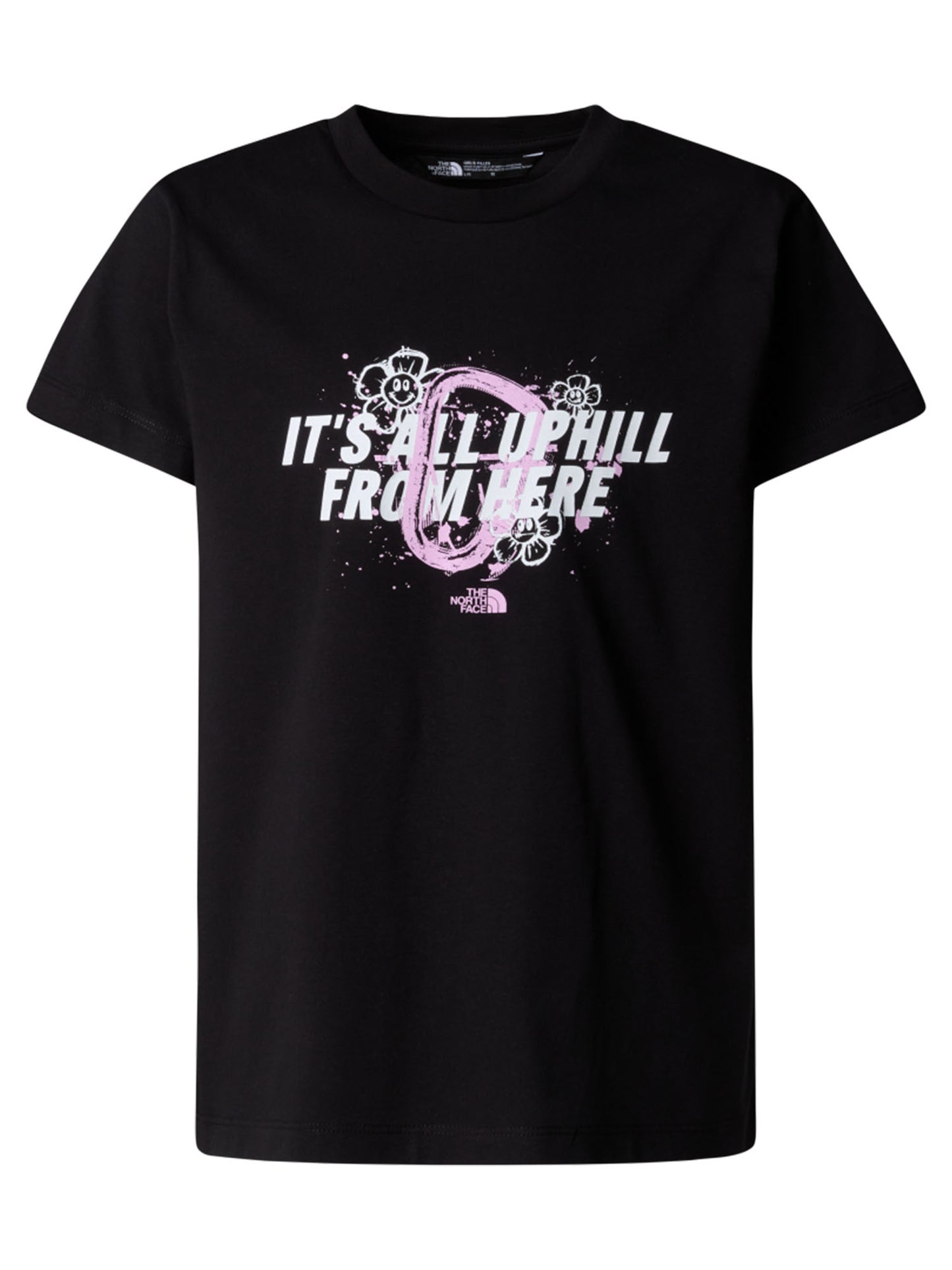 T-SHIRT GRAPHIC RELAX THE NORTH FACE BAMBINA NERO